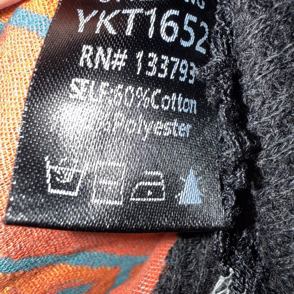 POL Black Multicolor Patchwork Jacket with Tan and Green Accents - Picture 8 of 12